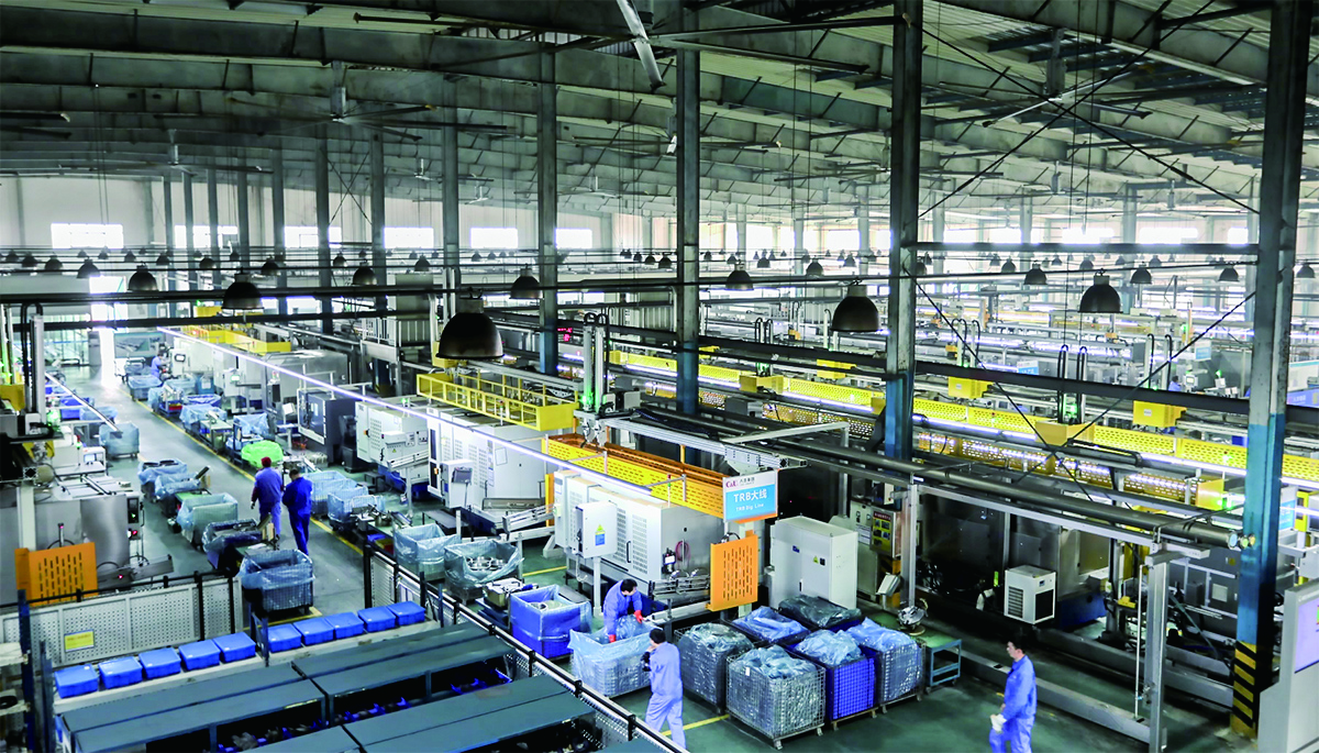 黄石人本轴承车间一片繁忙